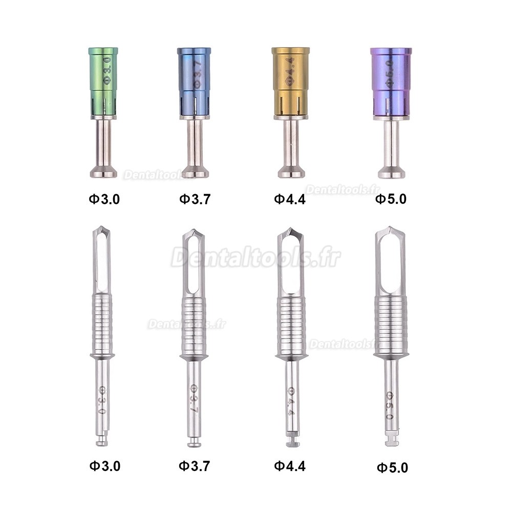 Kit de collecteur de fraises osseuses + tr&eacute;pan de forage dentaire